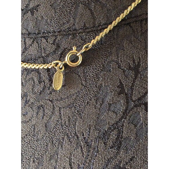 Vintage Sarah Coventry Gold Rope Chain Necklace 16" - Picture 3 of 5